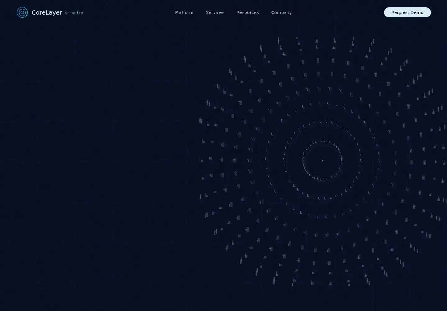 Screenshot of corelayersecurity.com