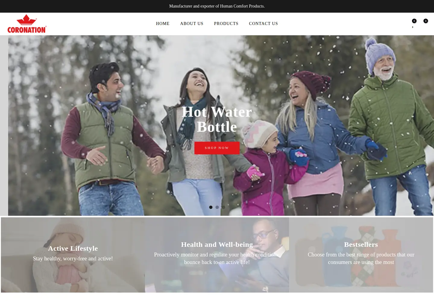 Screenshot of coronationlife.com