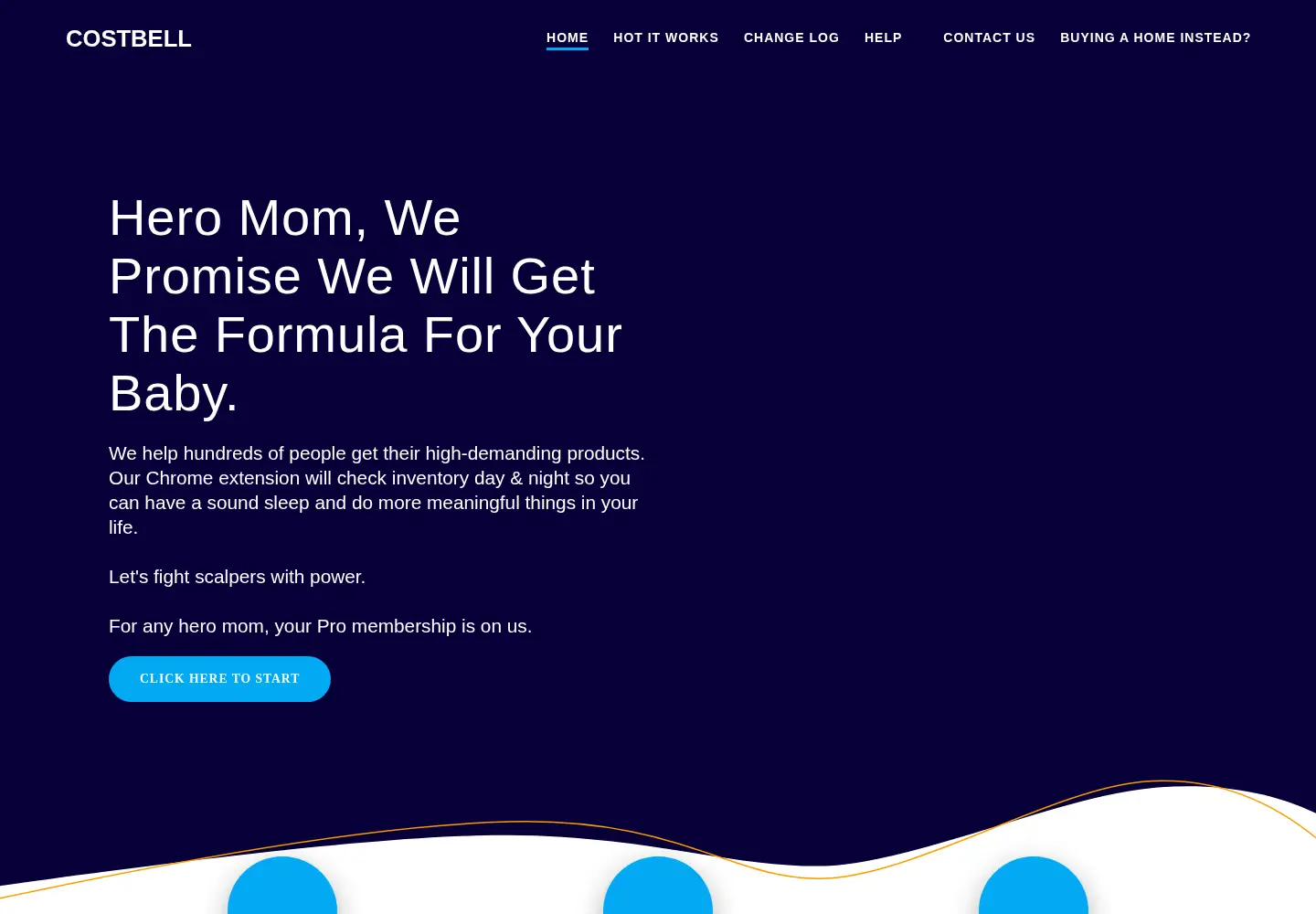 Screenshot of costbell.com