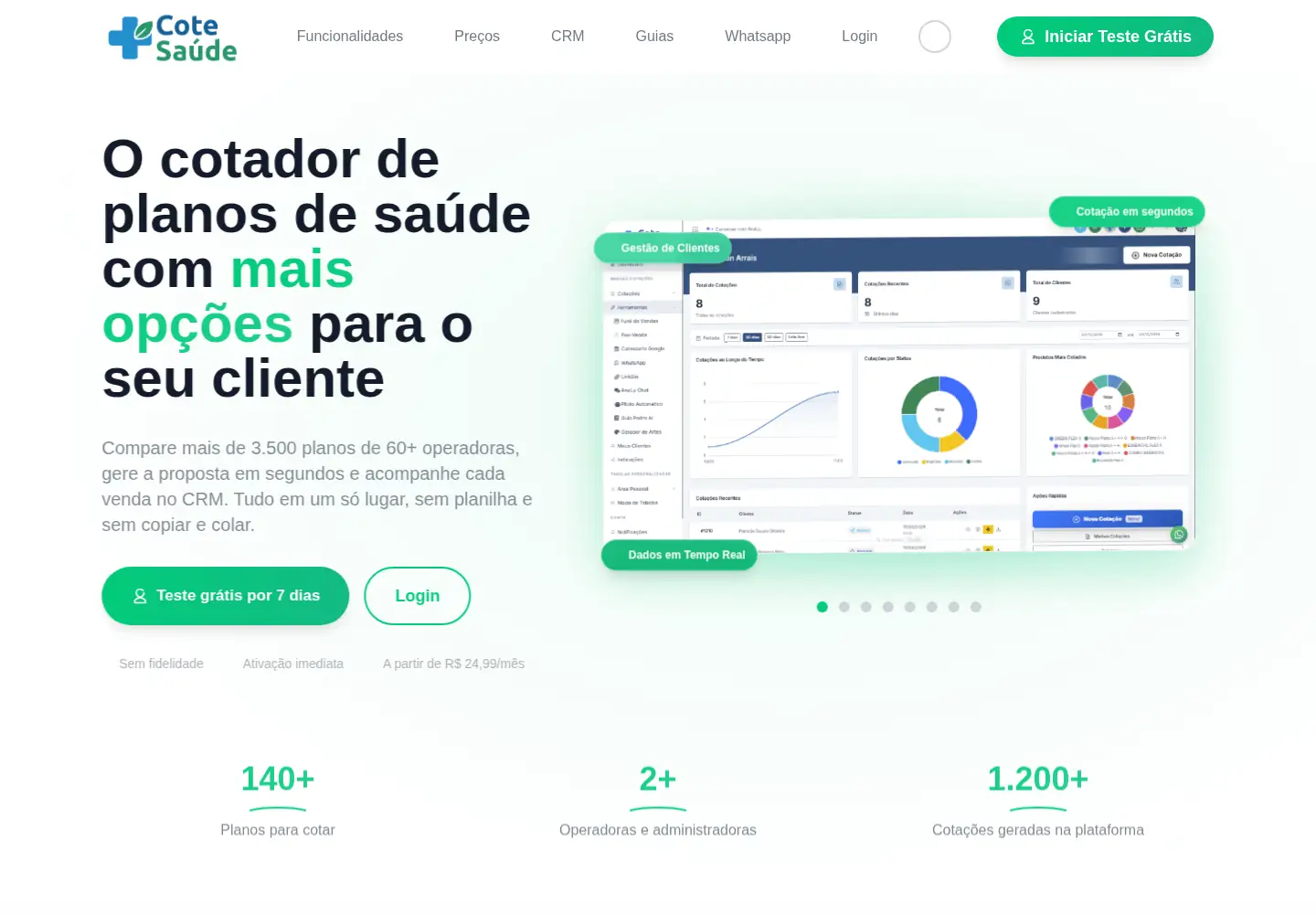 Screenshot of cotesaude.com