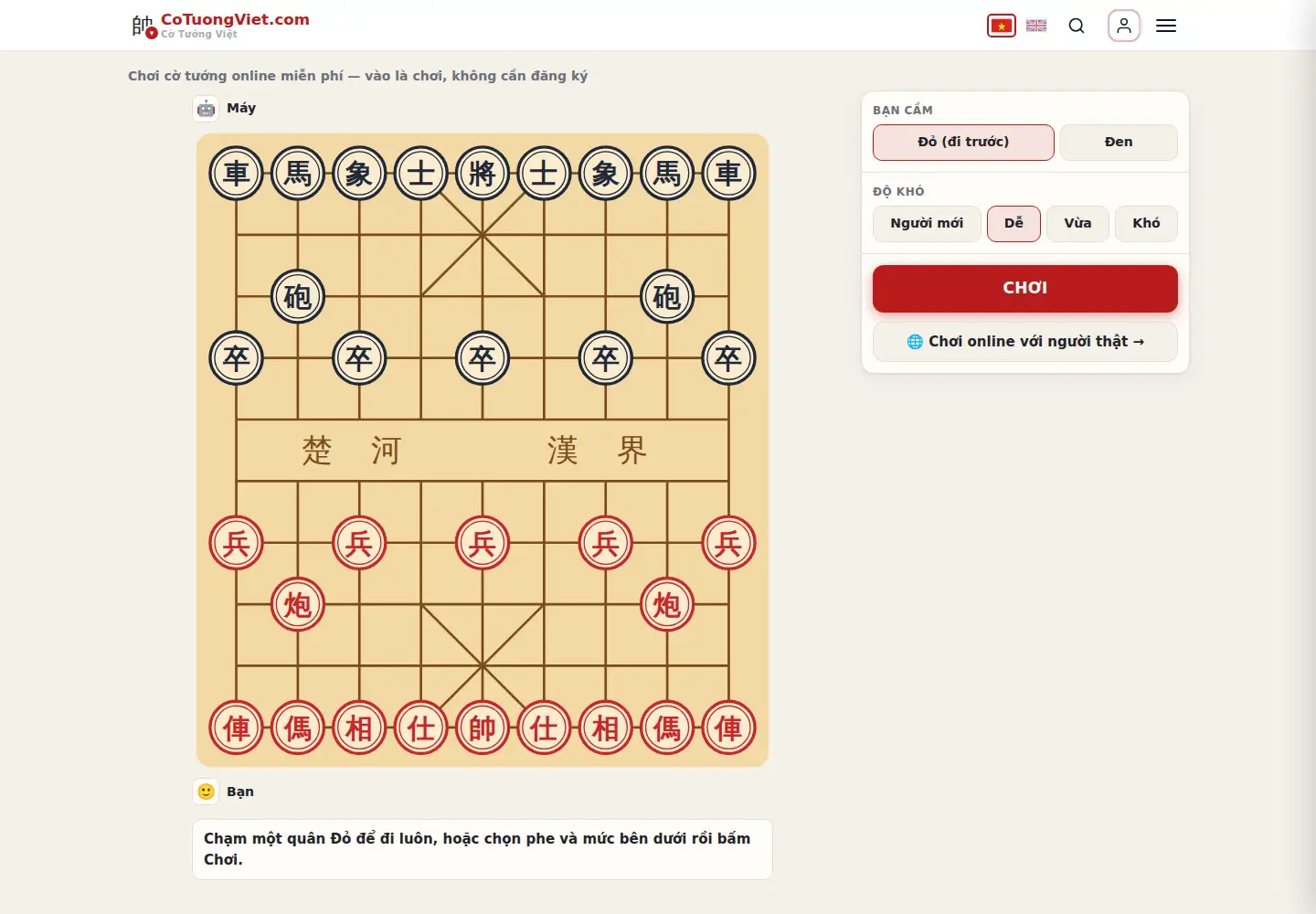 Screenshot of cotuongviet.com