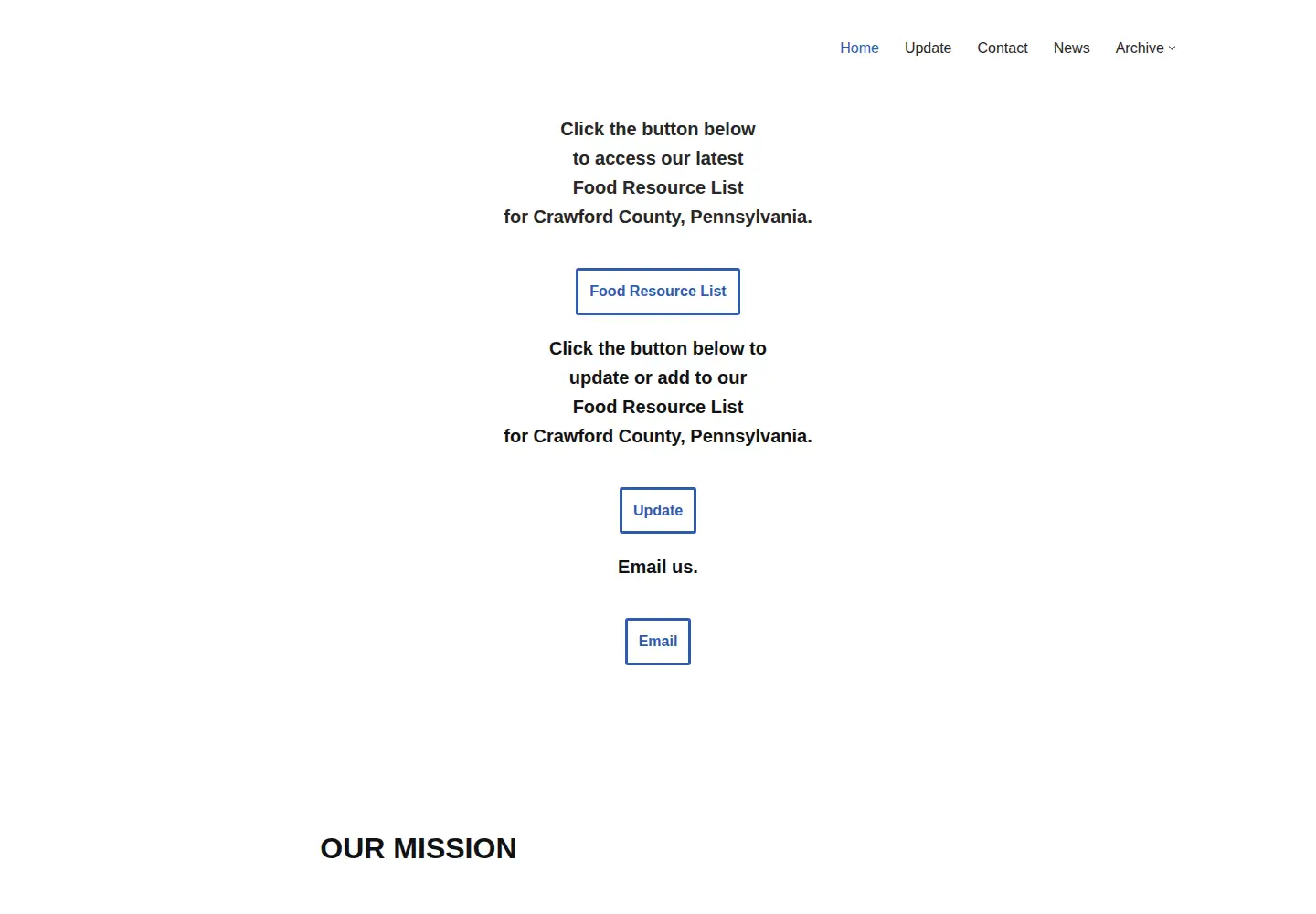 Screenshot of crawfood.com