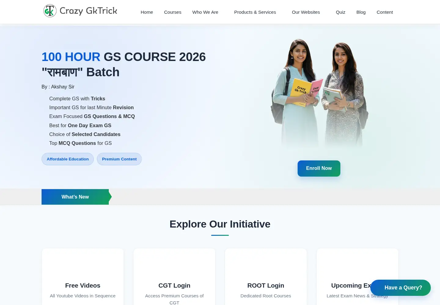 Screenshot of crazygktrick.com