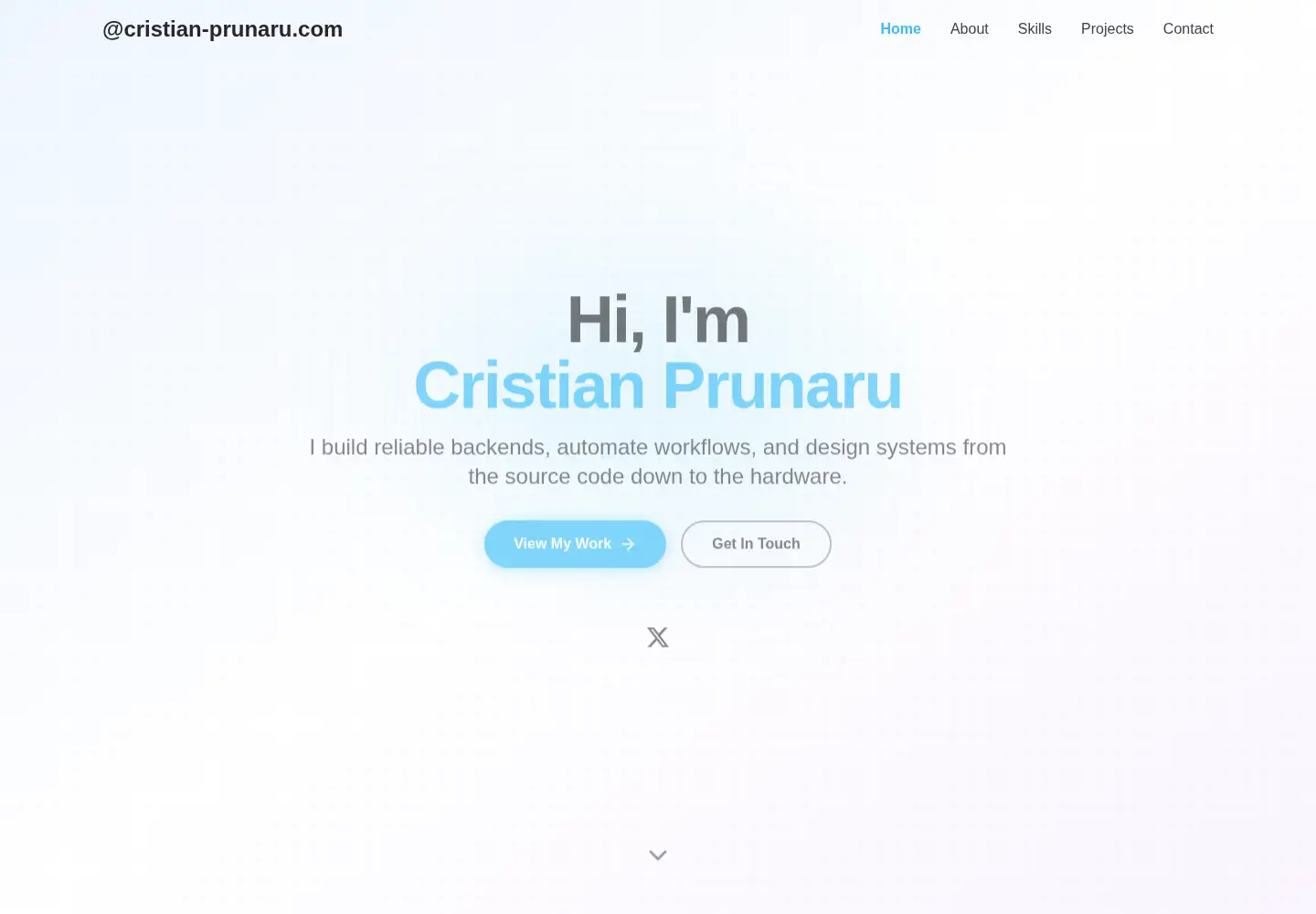 Screenshot of cristian-prunaru.com