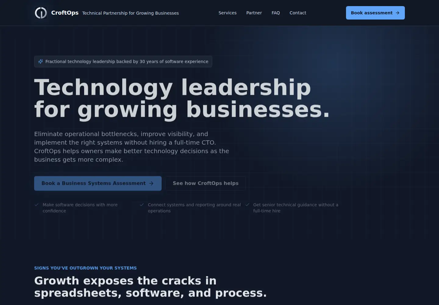 Screenshot of croftops.com
