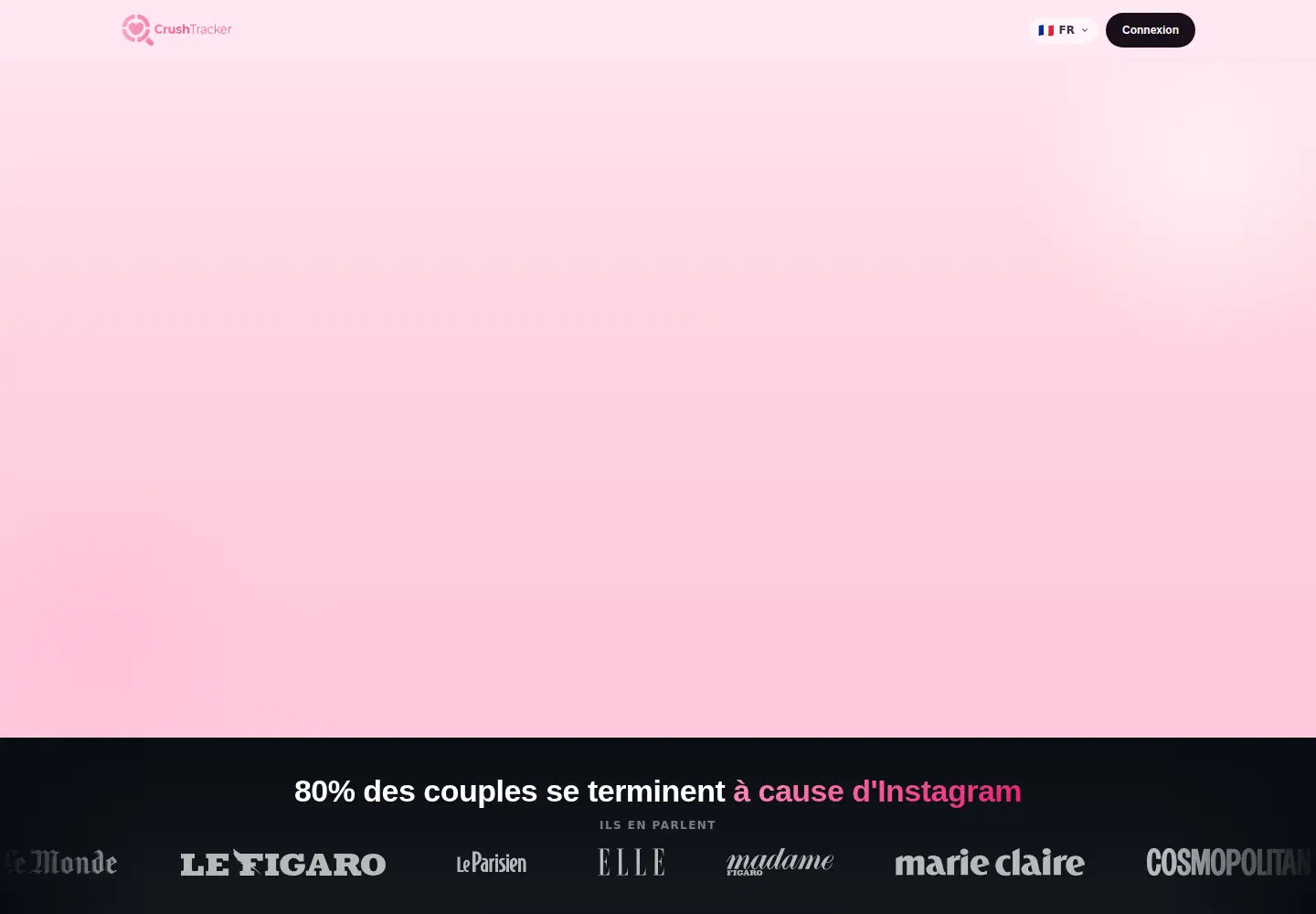 Captured homepage of crush-tracker.com in the current scan