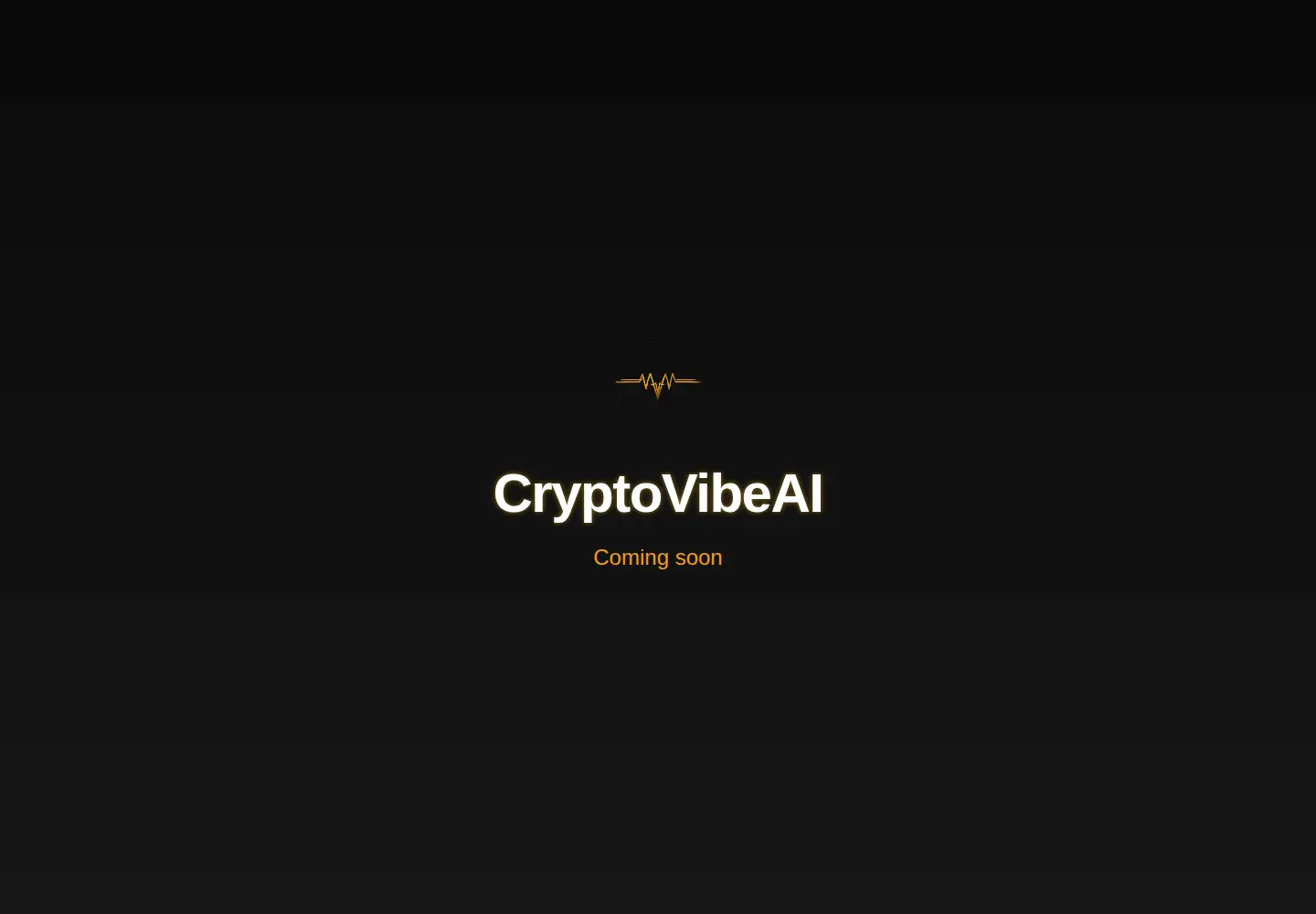 Captured homepage of cryptovibeai.com in the current scan