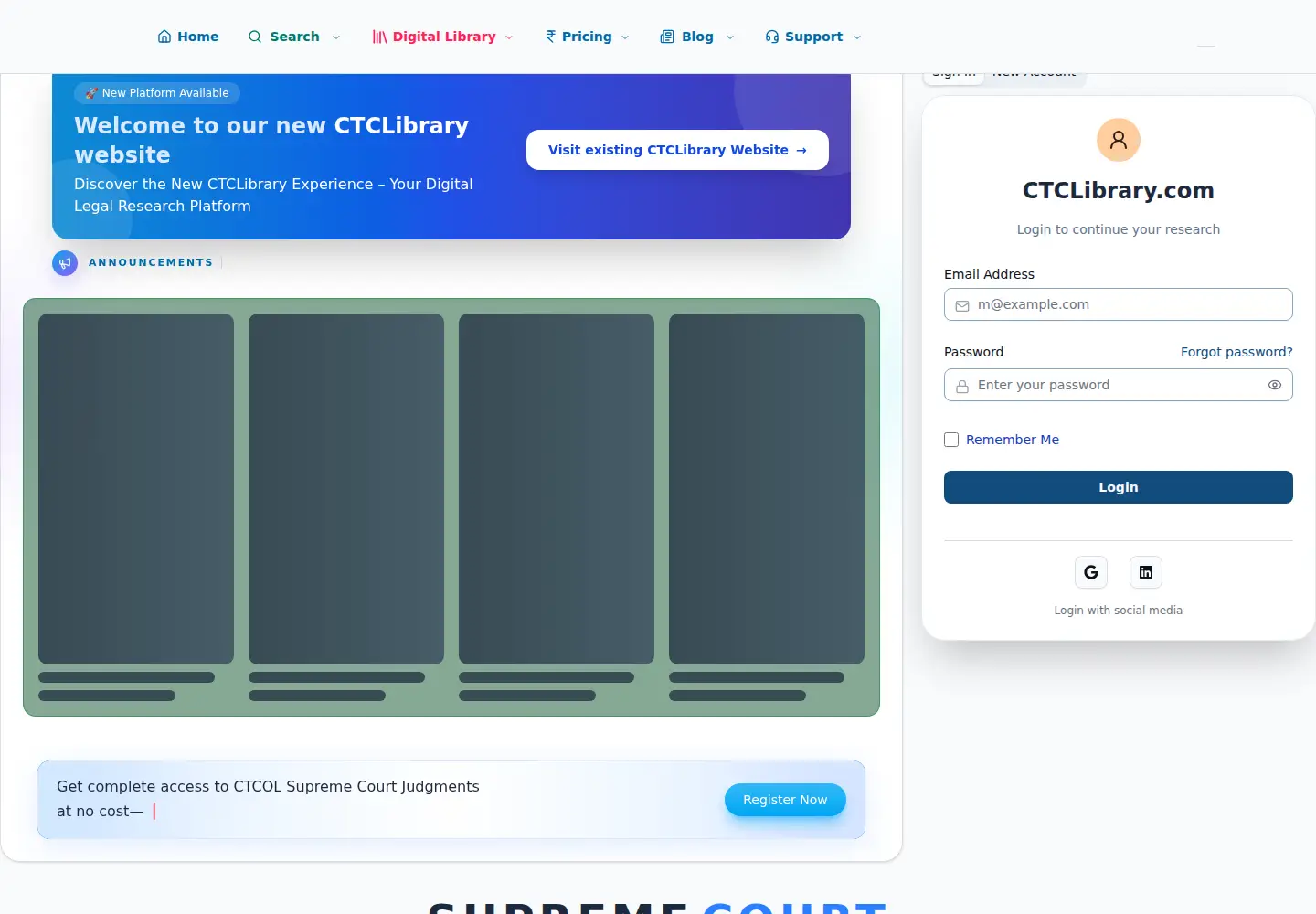 Screenshot of ctclibrary.com
