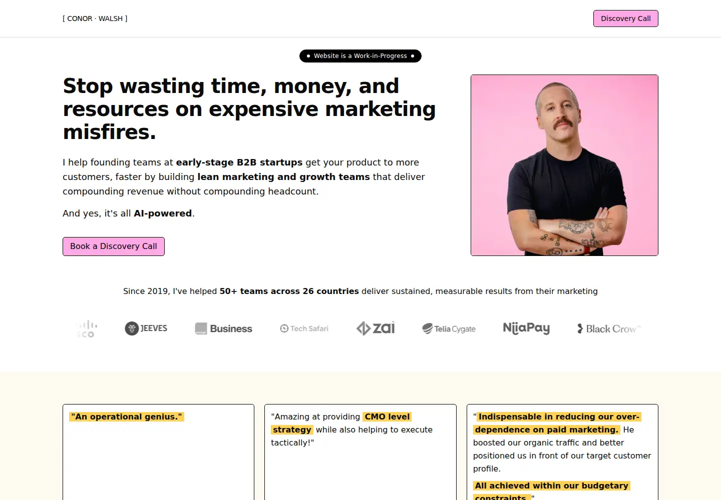 Screenshot of ctwalsh.com