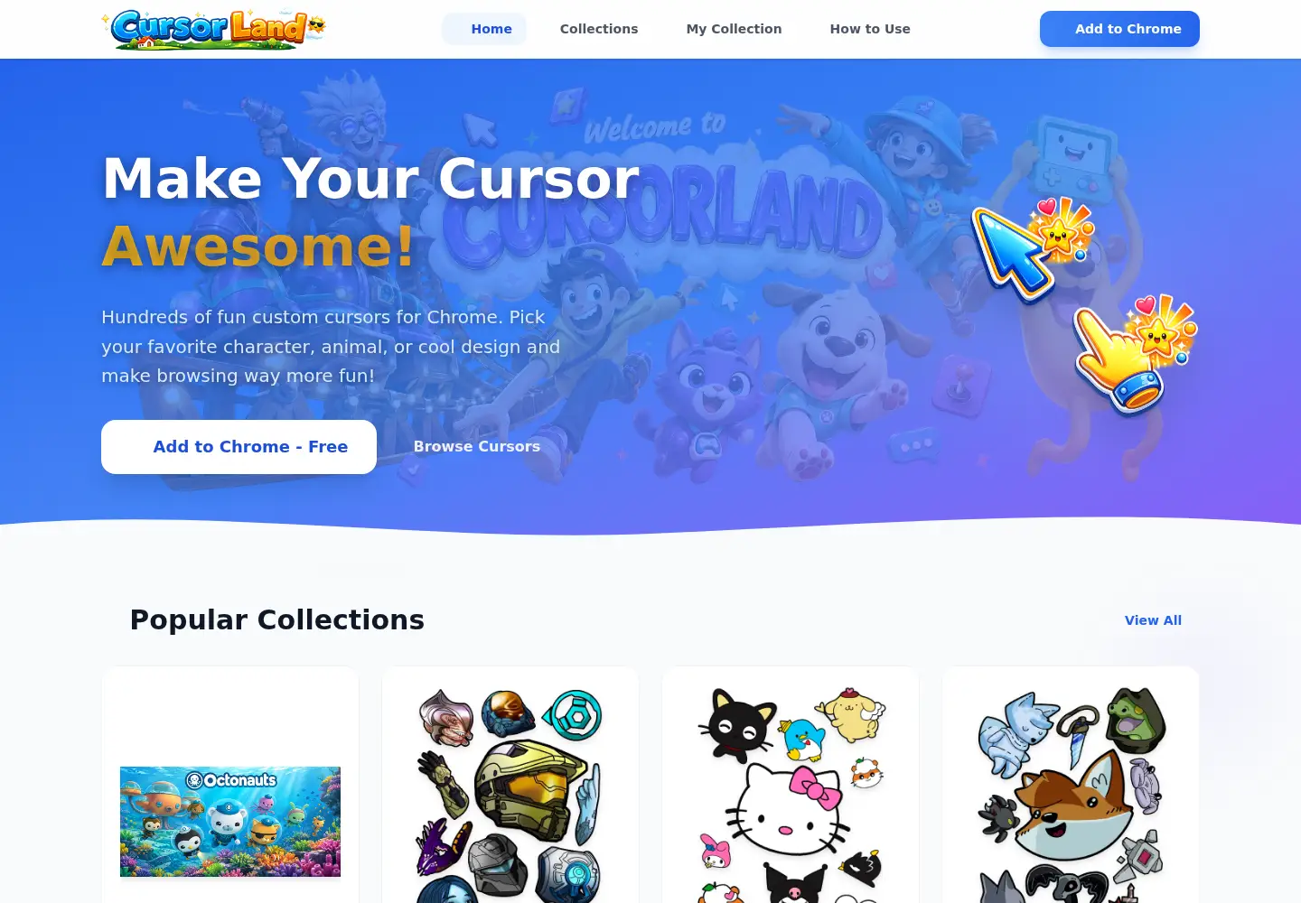 Captured homepage of cursor-land.com in the current scan