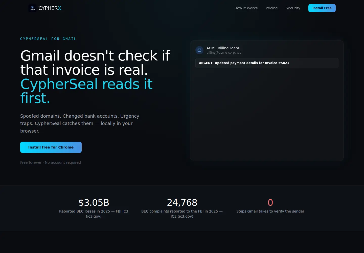 Screenshot of cypherxtech.com