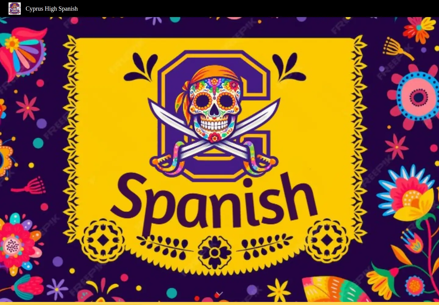 Screenshot of cyprushighspanish.com