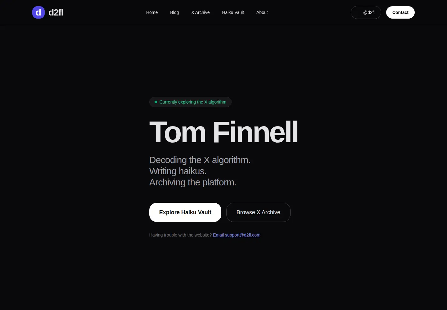 Screenshot of d2fl.com
