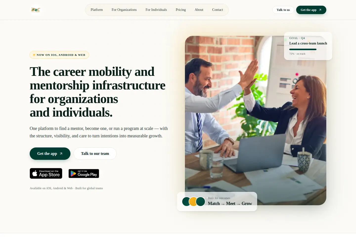 Screenshot of daebridge.com