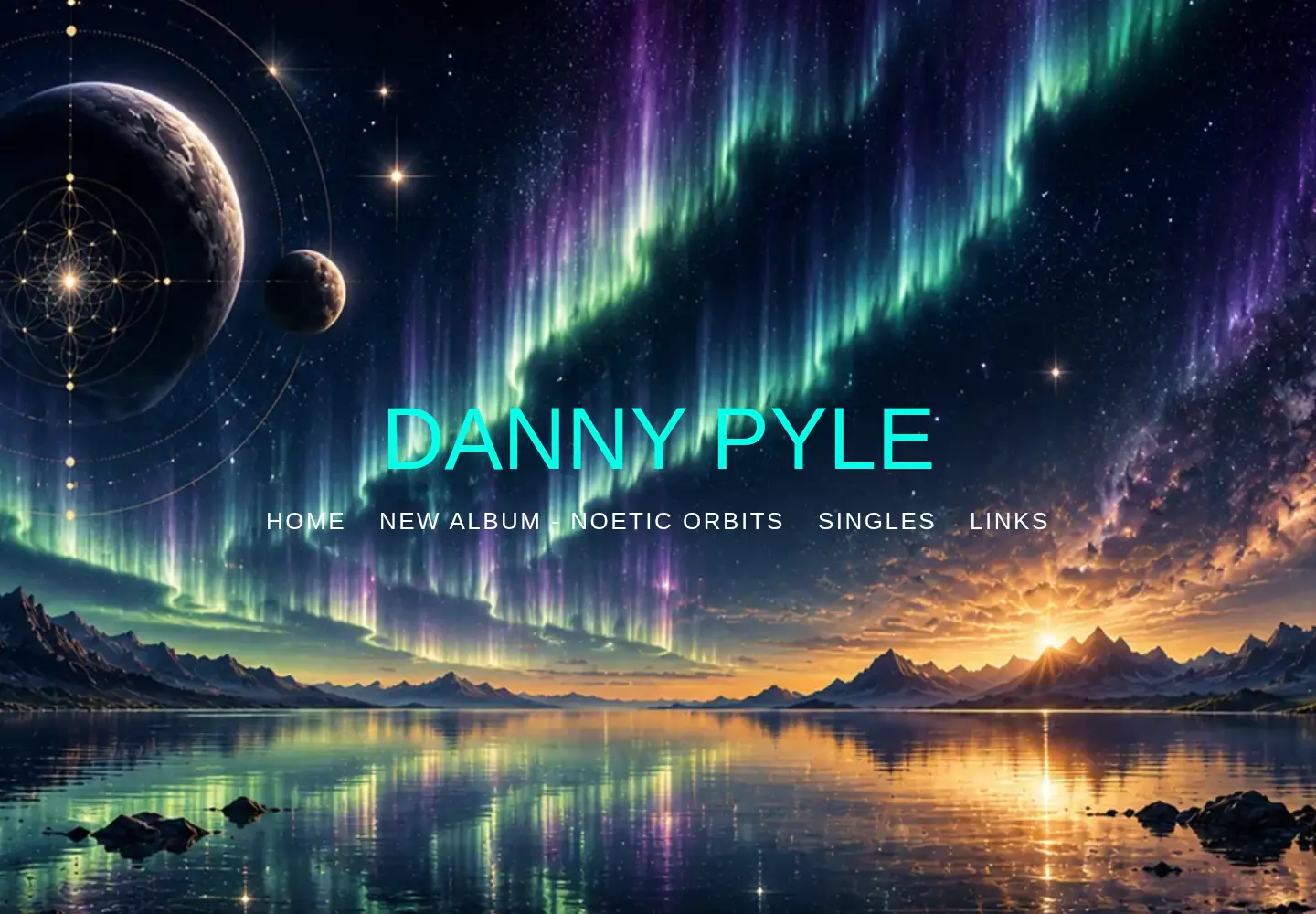 Captured homepage of dannypylemusic.com in the current scan