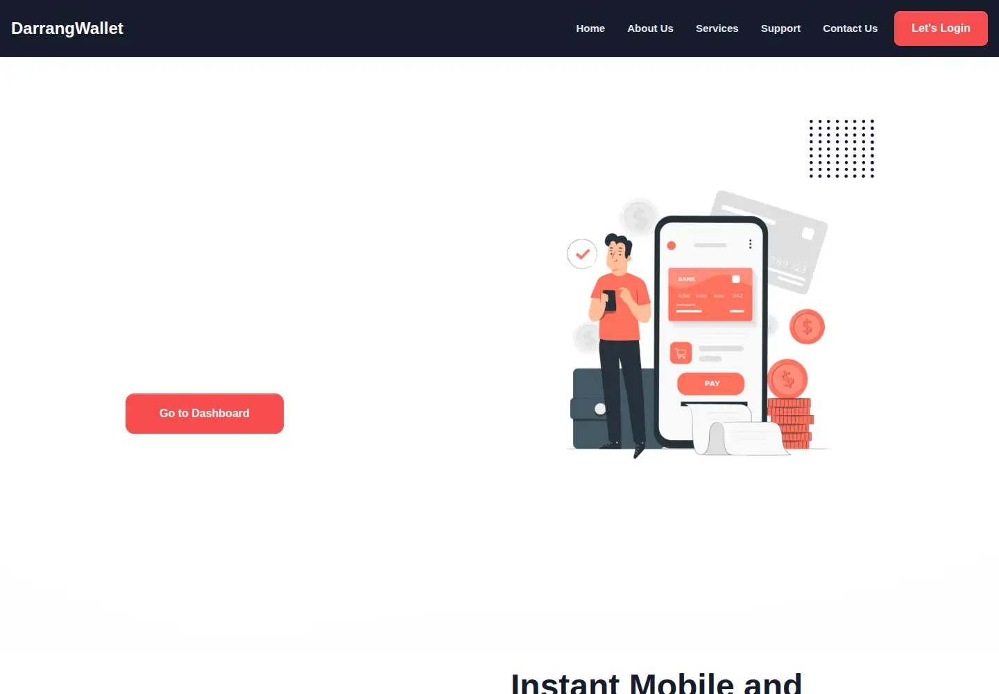 Screenshot of darrangwallet.com