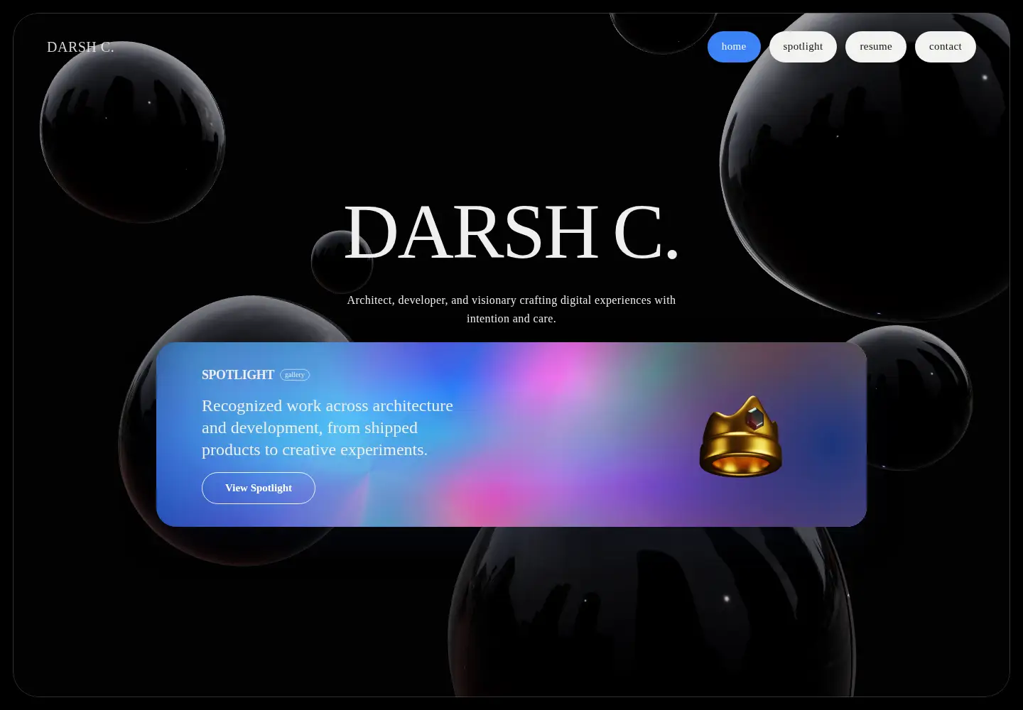 Screenshot of darshchaurasia.com