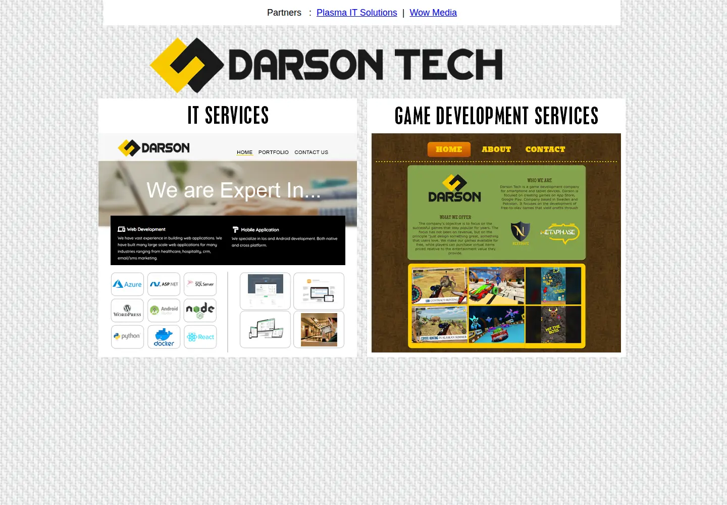 Screenshot of darsontech.com