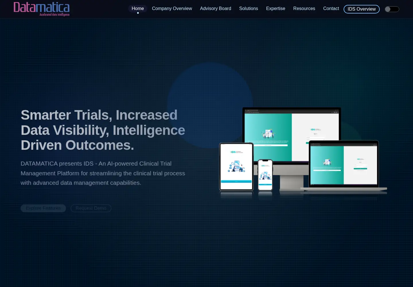 Screenshot of data-matica.com
