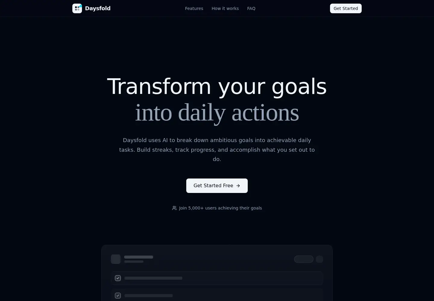 Screenshot of daysfold.com