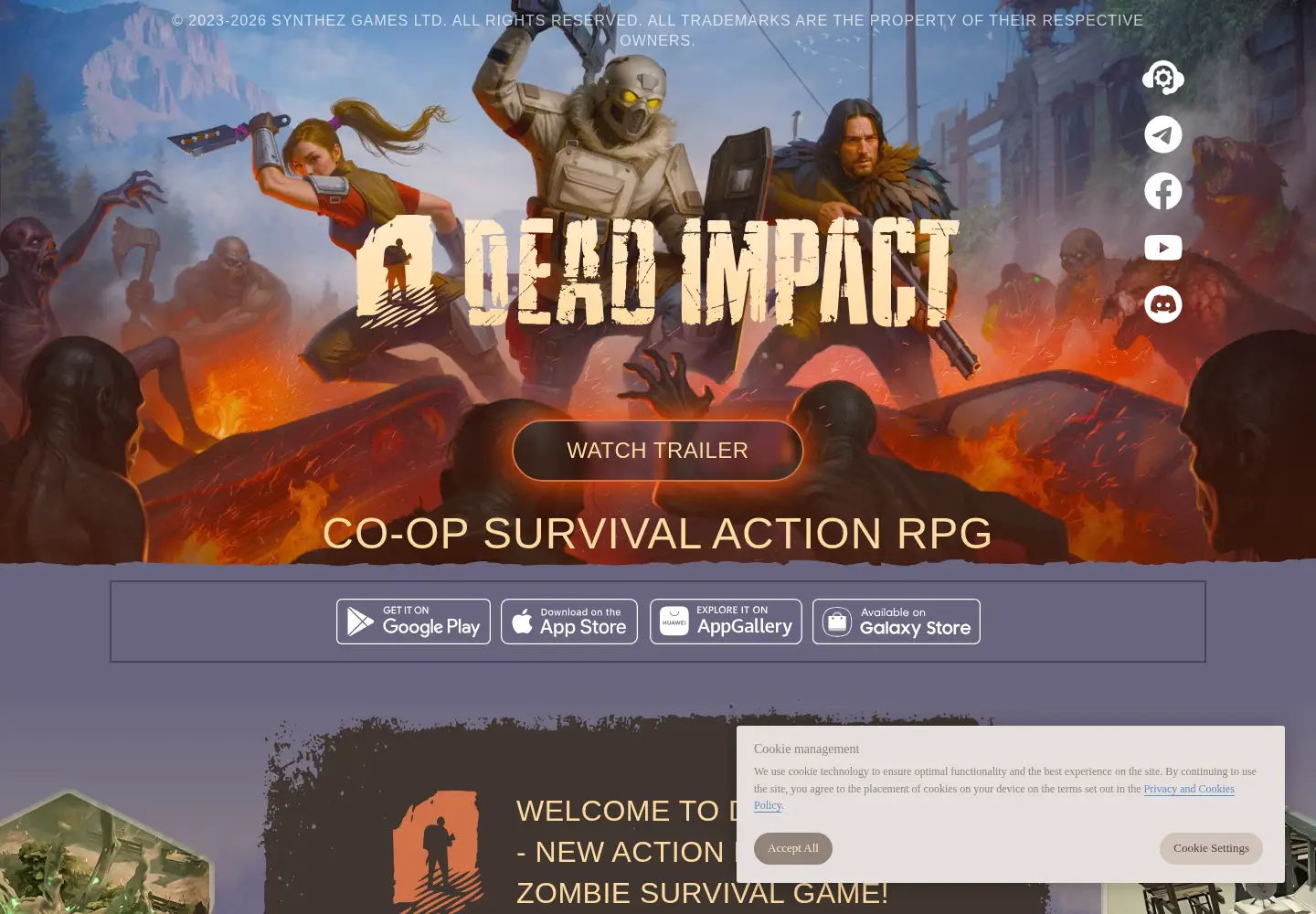 Screenshot of deadimpact.com