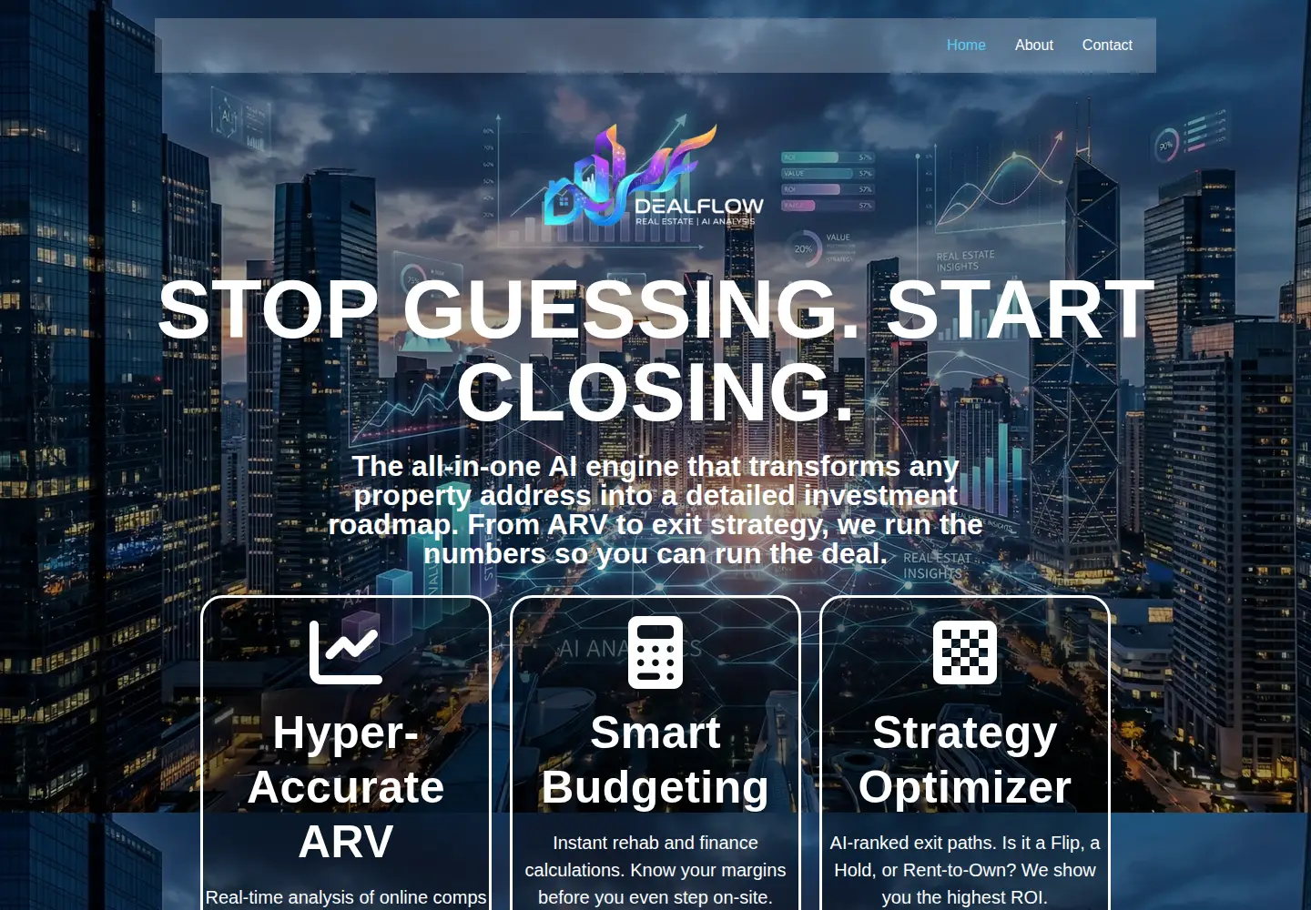 Screenshot of dealflowaiapp.com