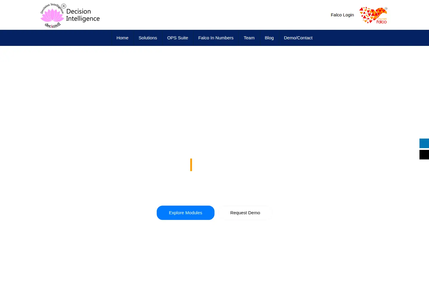 Screenshot of decintell.com