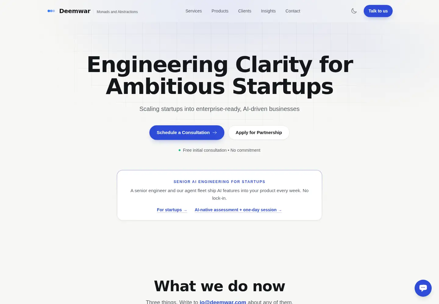Screenshot of deemwar.com
