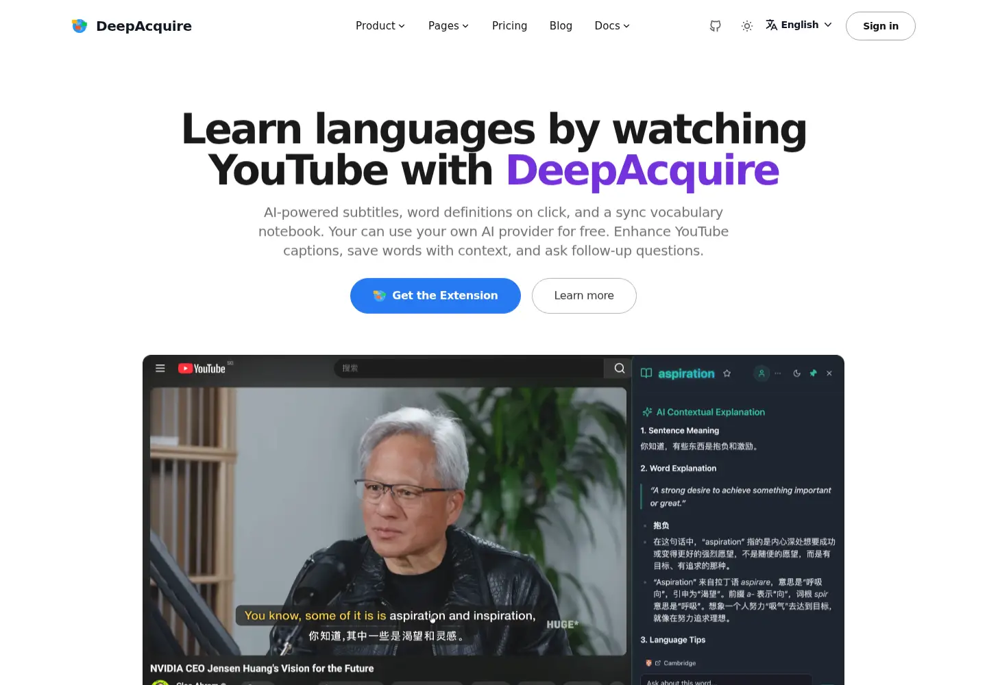 Screenshot of deepacquire.com