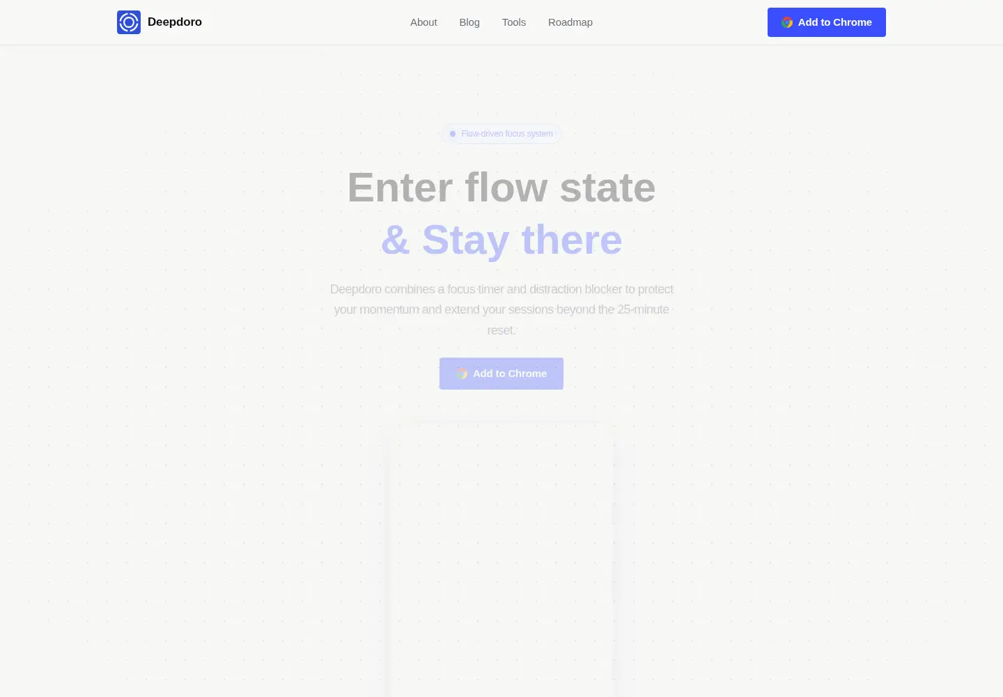 Screenshot of deepdoro.com