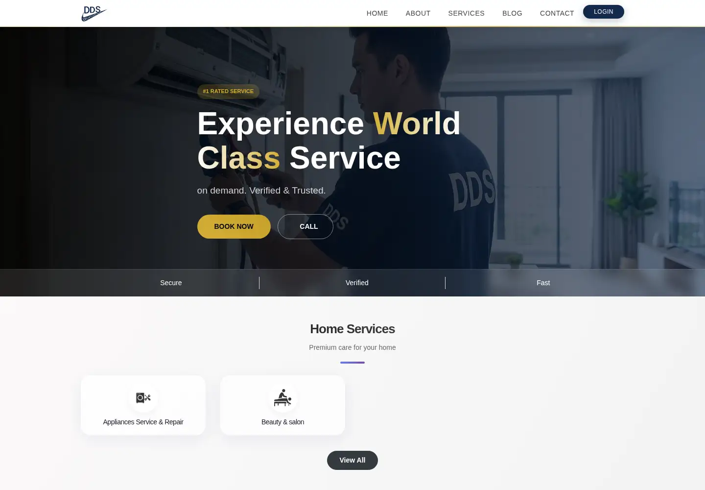 Screenshot of delhidailyservice.com