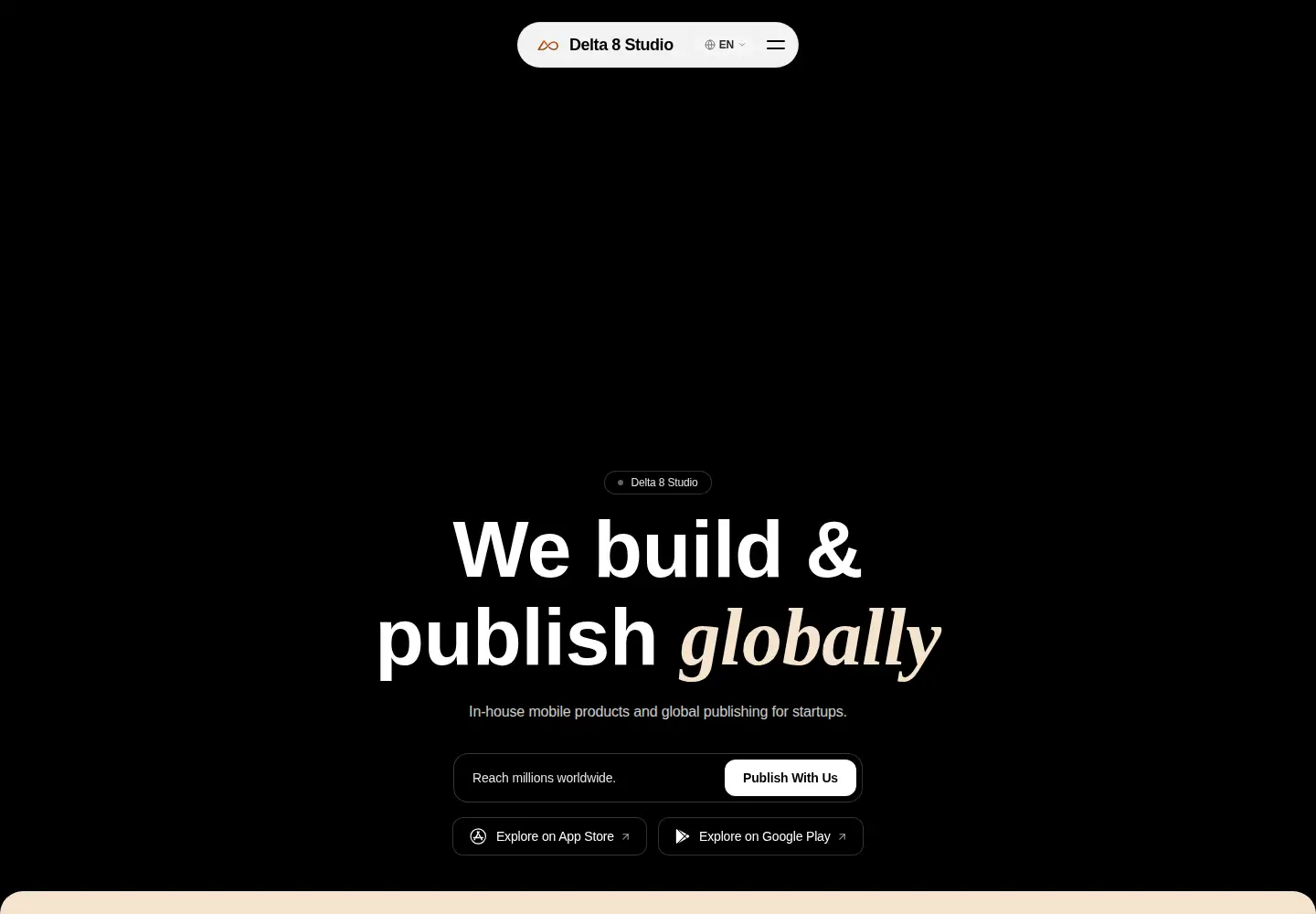 Screenshot of delta8studio.com