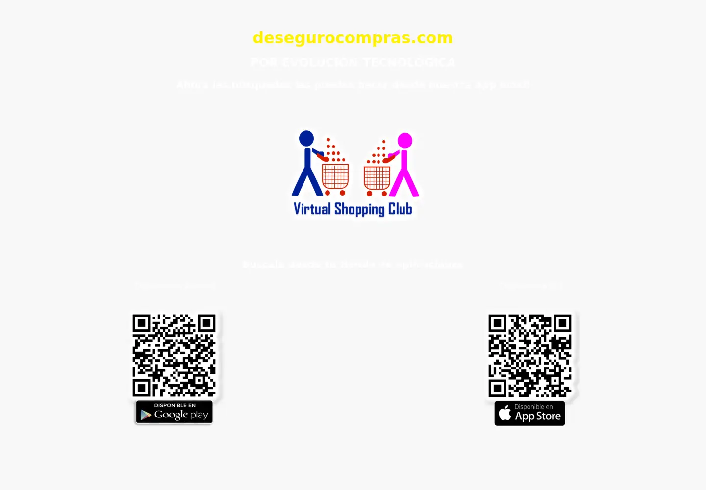 Screenshot of desegurocompras.com
