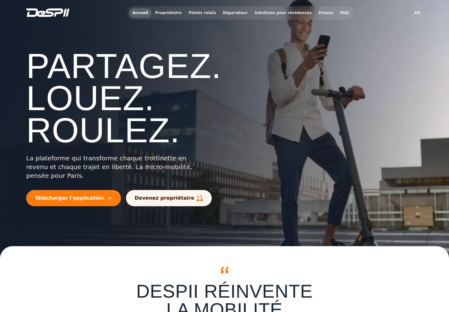Screenshot of despii.com
