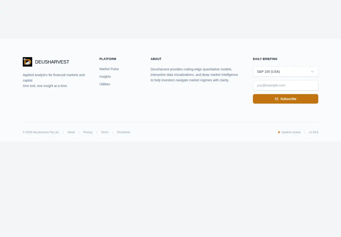 Screenshot of deusharvest.com