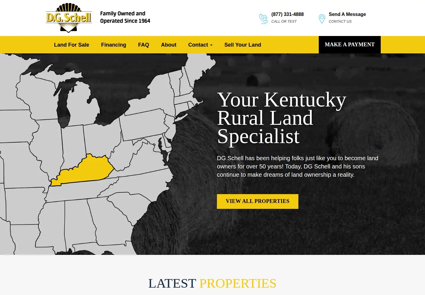 Screenshot of dgschell.com