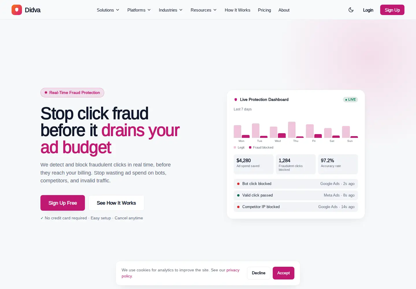 Screenshot of didva.com