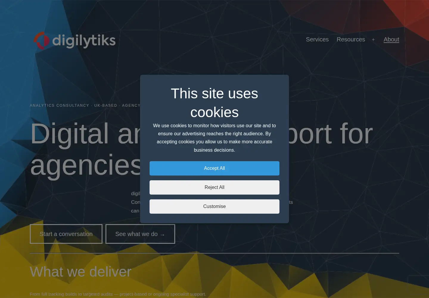 Screenshot of digilytiks.com