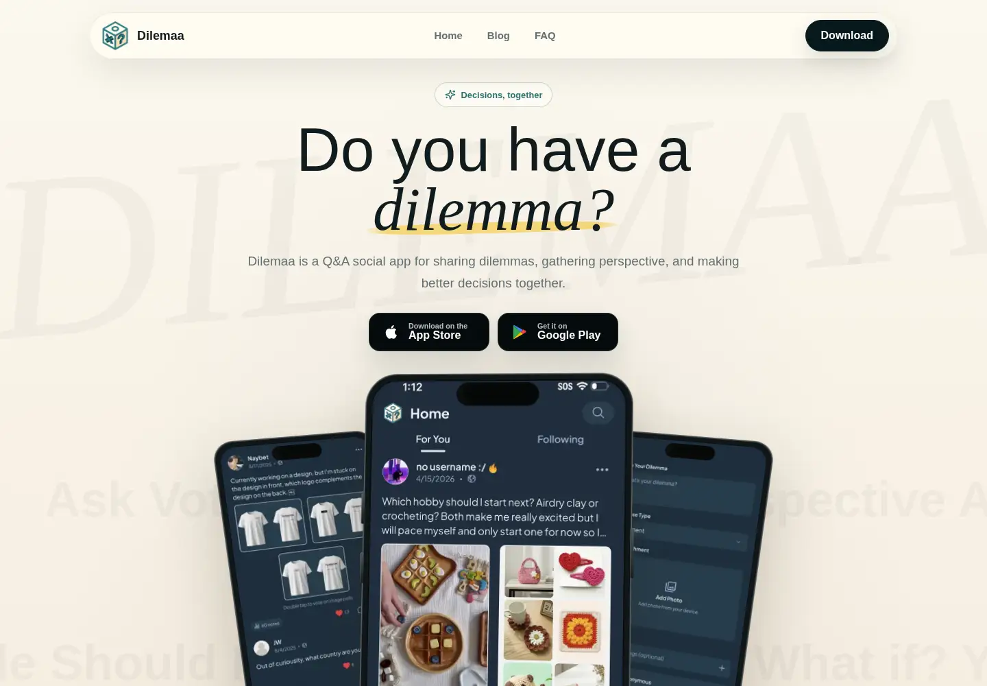 Screenshot of dilemaa.com
