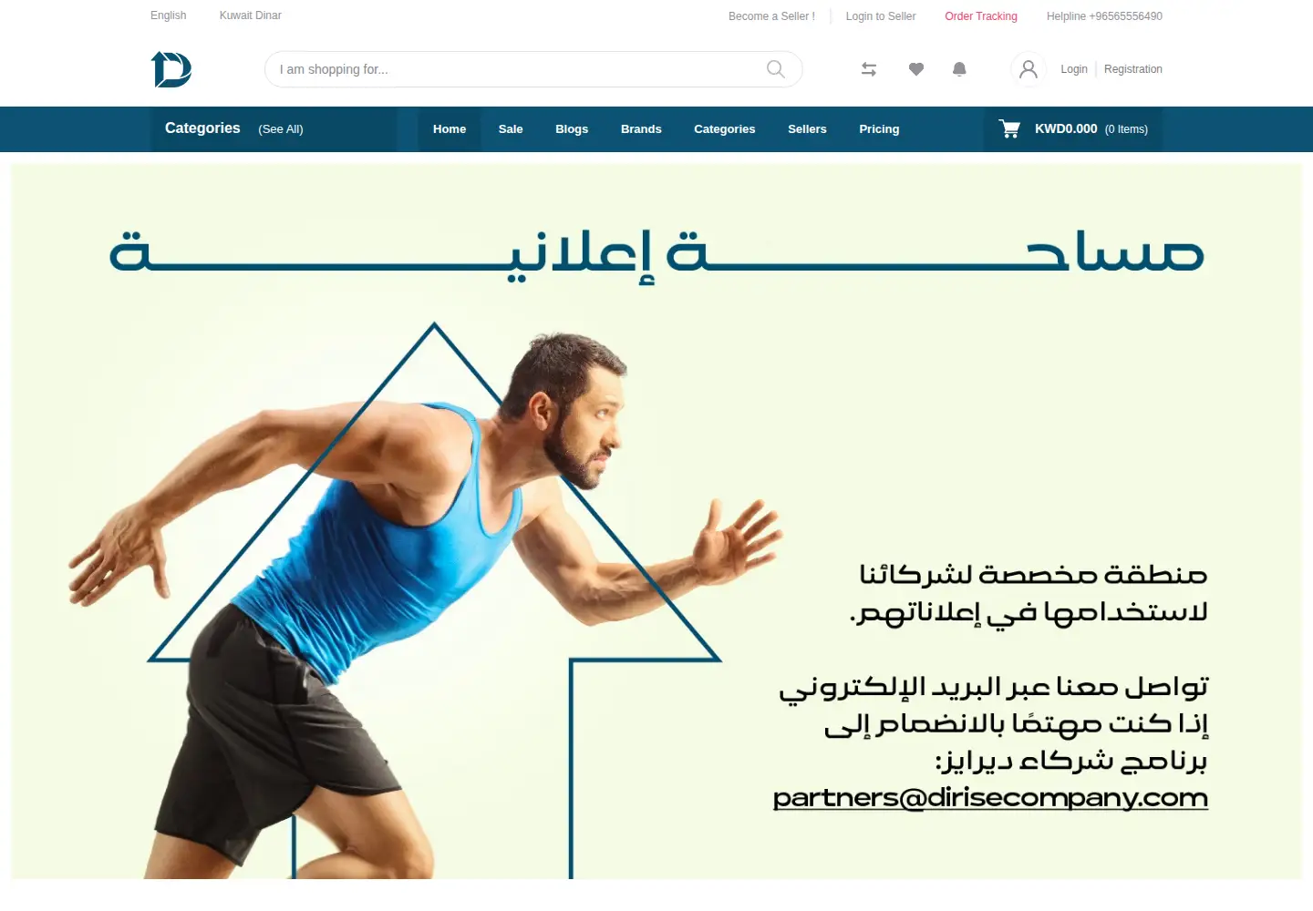 Captured homepage of diriseapp.com in the current scan