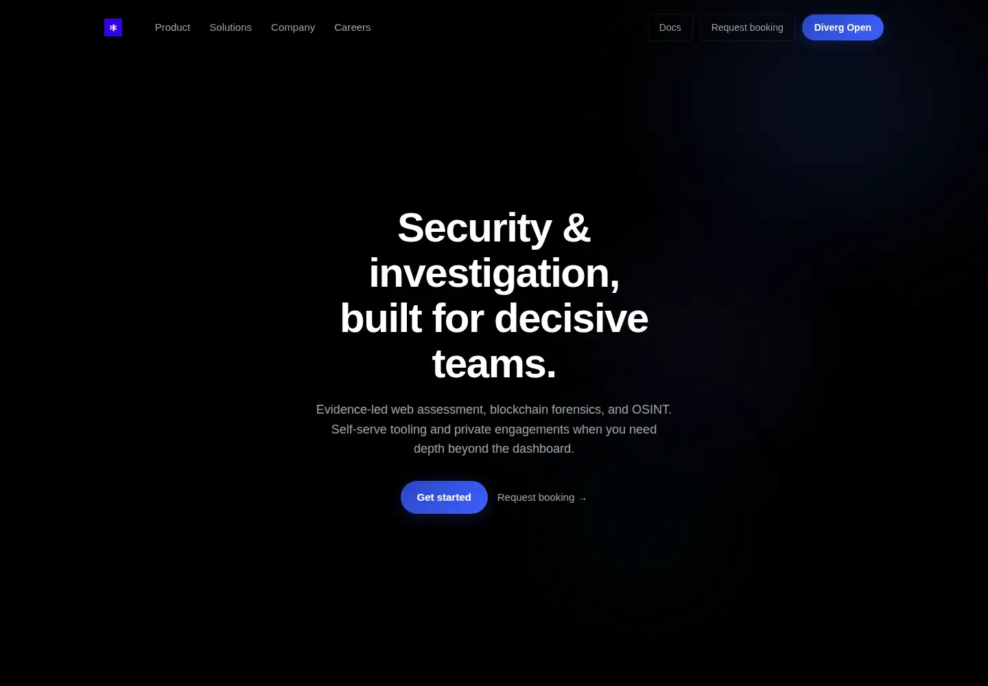 Screenshot of divergsec.com