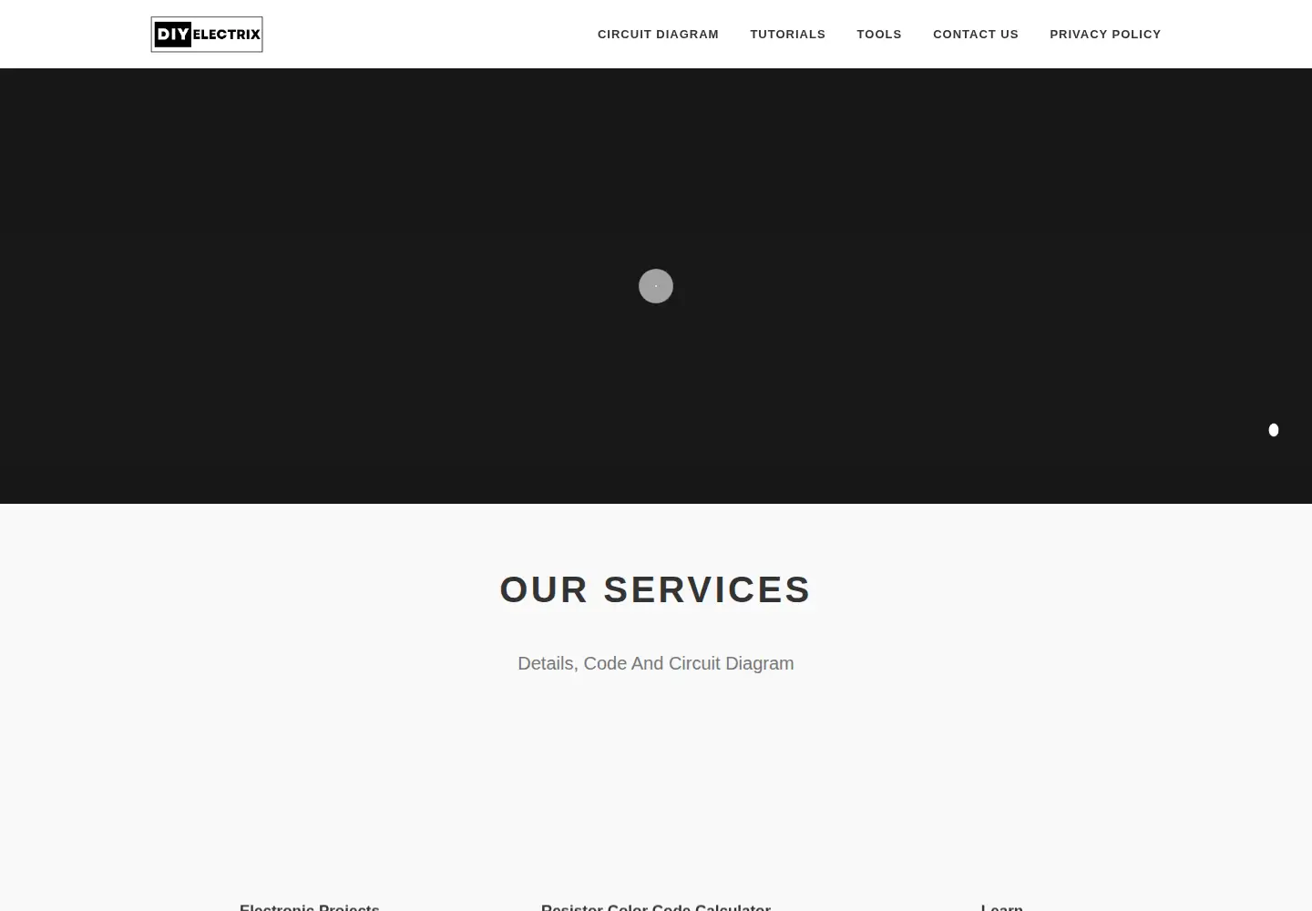 Screenshot of diyelectrix.com
