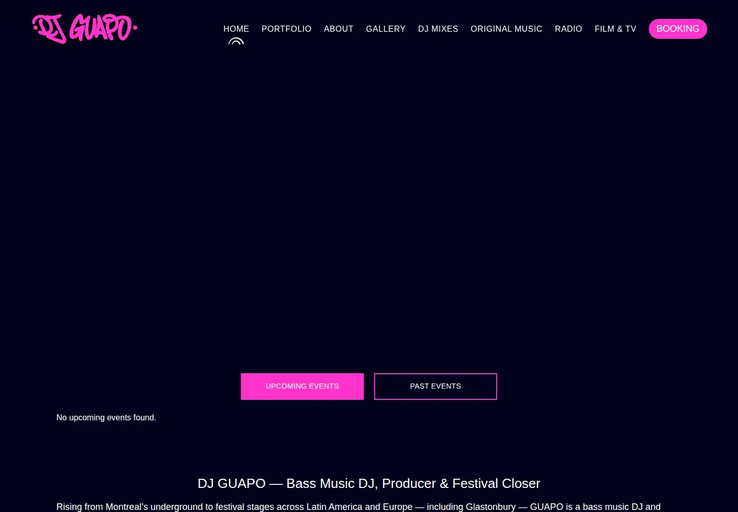Screenshot of djguapo.com
