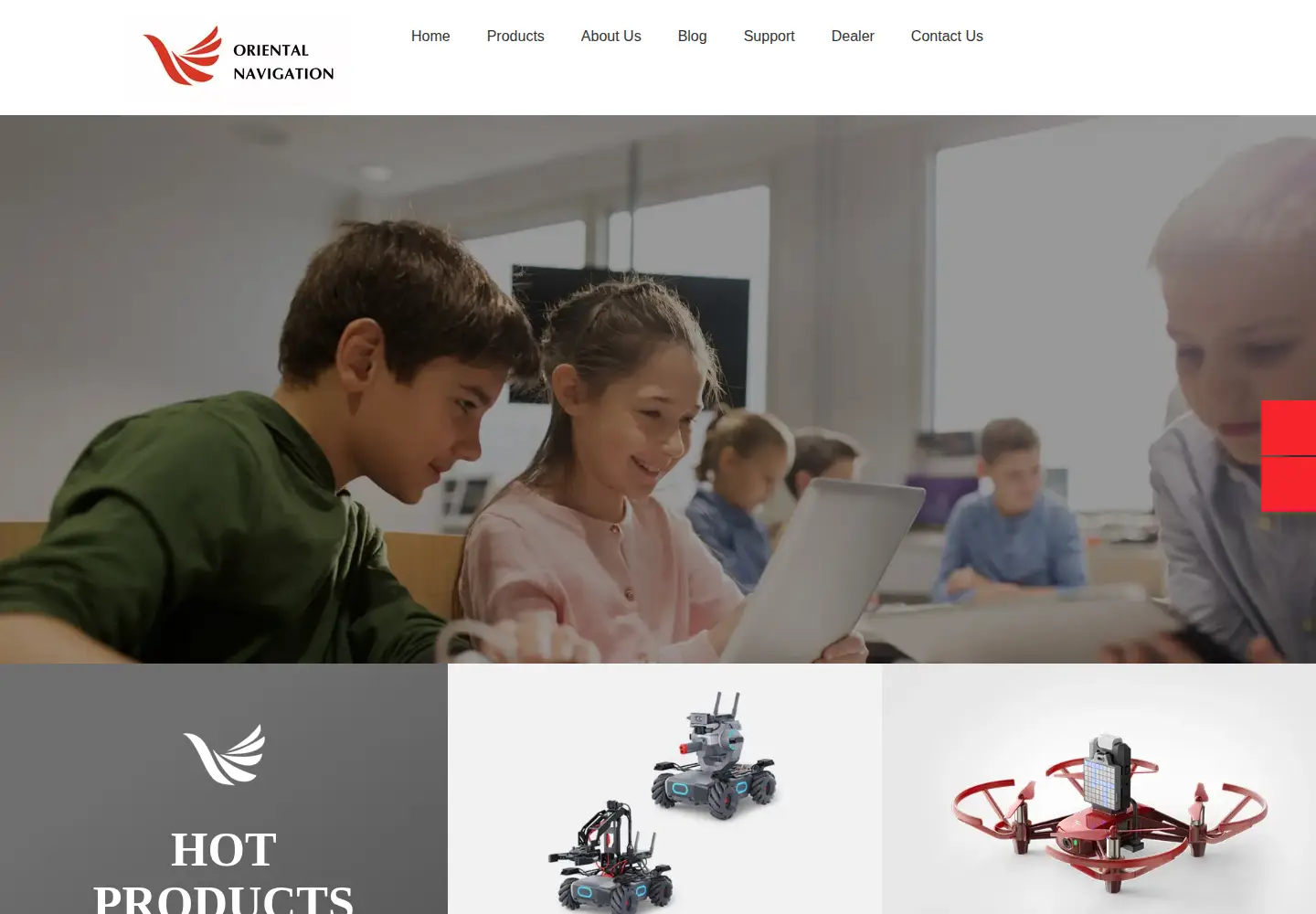 Screenshot of dji-robomaster.com