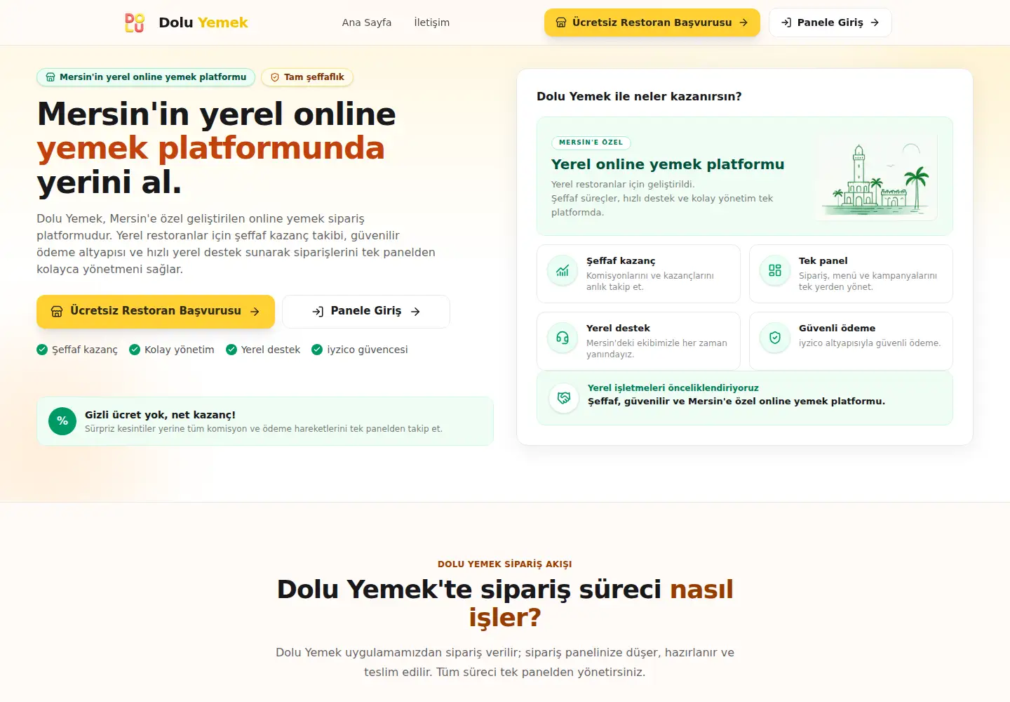 Captured homepage of doluyemek.com in the current scan