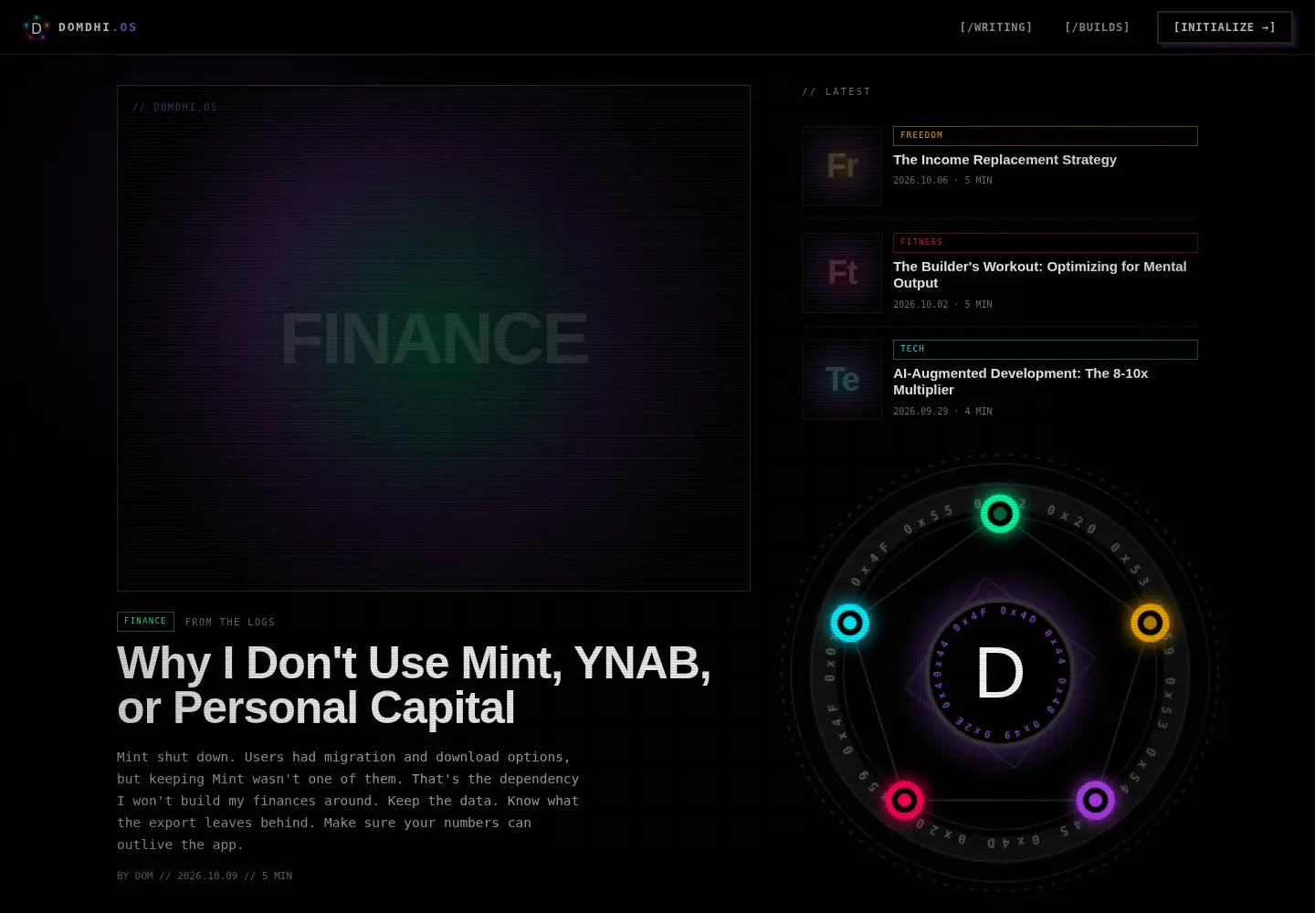 Screenshot of domdhi.com