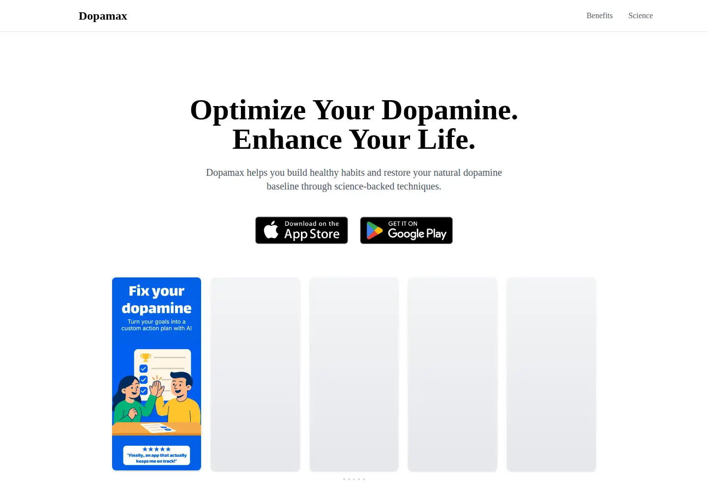 Captured homepage of dopamaxx.com in the current scan