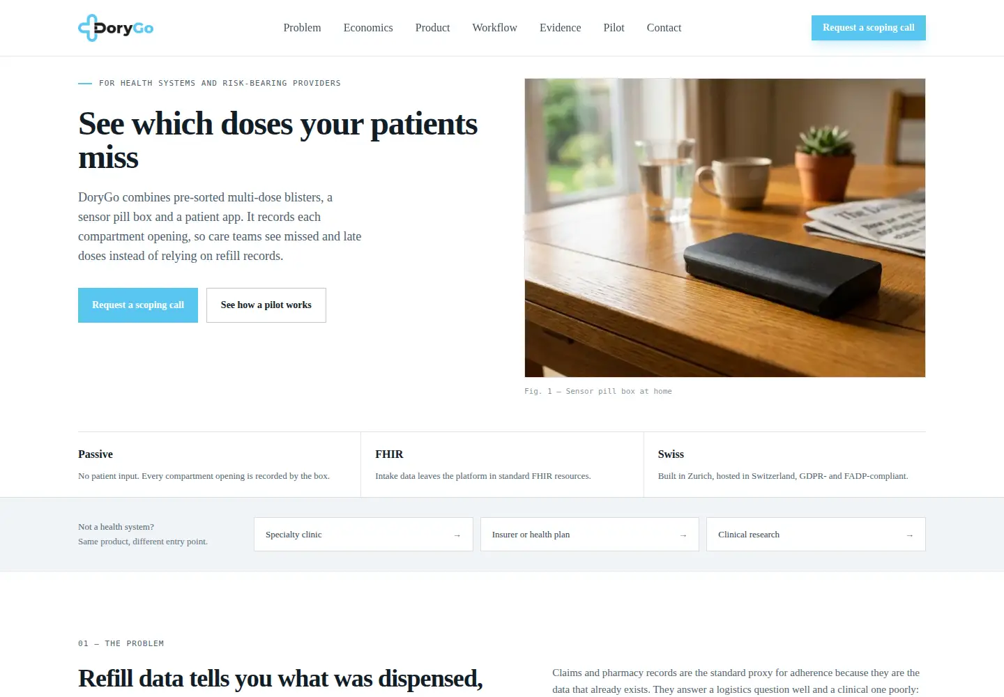 Screenshot of dorygo.com