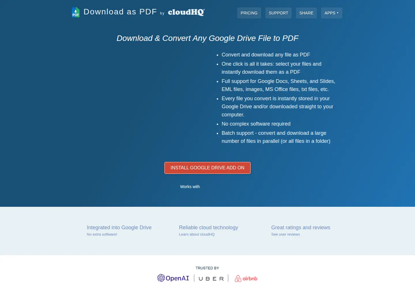 Screenshot of download-as-pdf.com
