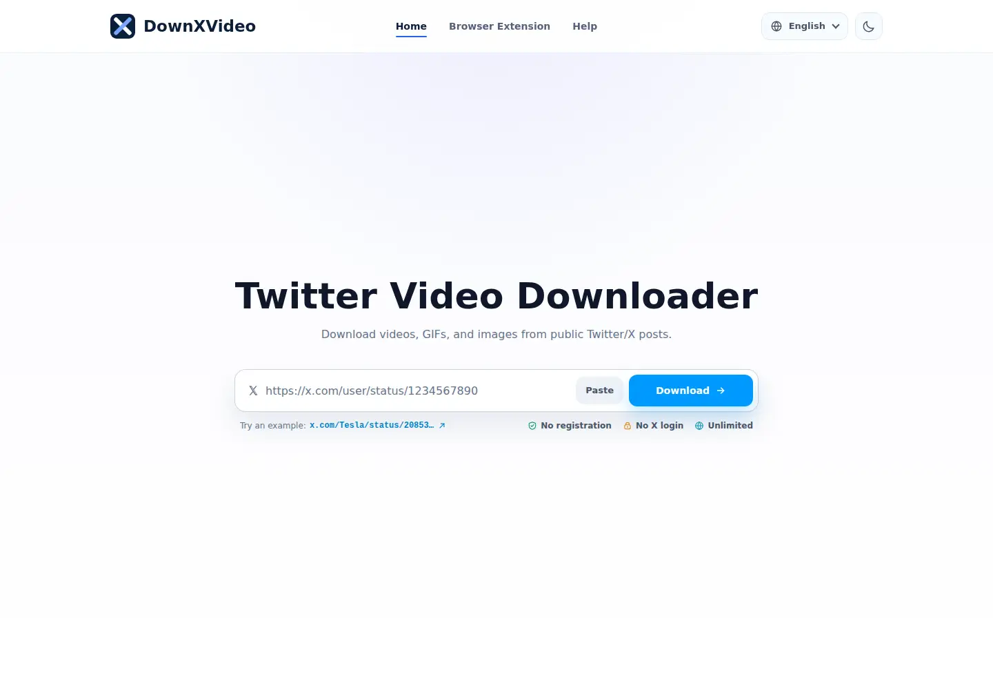 Captured homepage of downxvideo.com in the current scan